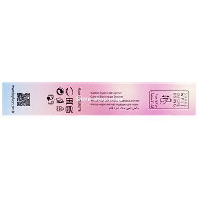 Підводка для очей чорна Topface Carbon Black Longlasting Matte стійка РТ405