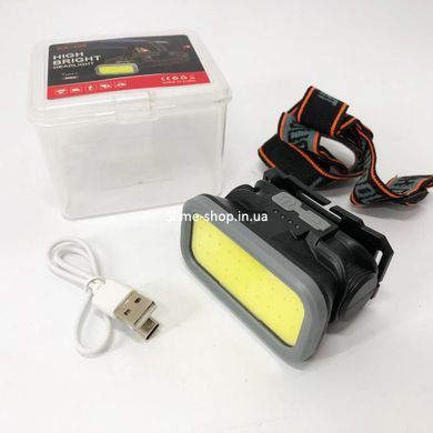 Фонарь налобный светодиодный сверхмощный YM-309-COB(white+red), Мощный налобный FB-983 LED фонарь