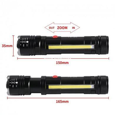 Лед фонарь переносной Police T6-26+T6+COB, Супермощный поисковый ручной фонарь, UX-860 Фонарик bl