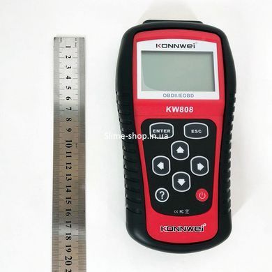 Автосканер багатофункціональний мультимарочний Konnwei KW808 OBD II/EOBD, Сканер BG-301 для машин.