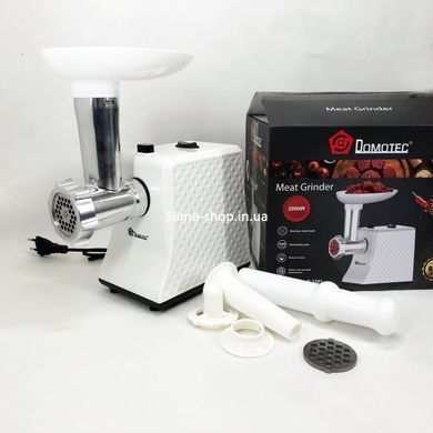 Мясорубка электрическая для мяса Domotec R3391 2000 W, Мясорубки с соковыжималкой UT-251 и шинковкой