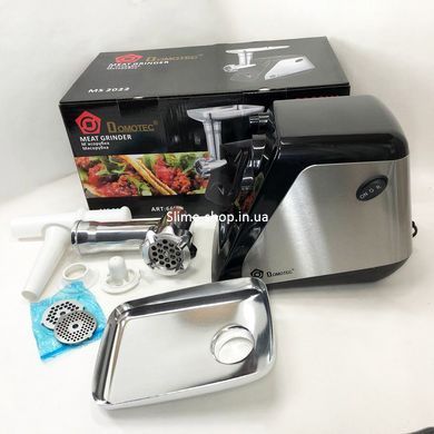 Мясорубка электрическая для столовой Domotec MS-2022 2800 Вт, Мясорубка для овощей TH-757 и фруктов