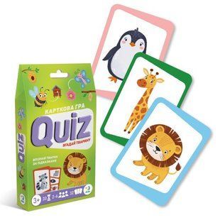 Карточная игра &laquo;Викторина: Угадай животное!&raquo;