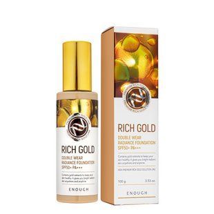 Тональный крем Enough Rich Gold Double Wear Radiance 100 мл № 23 Тёмно-бежевый