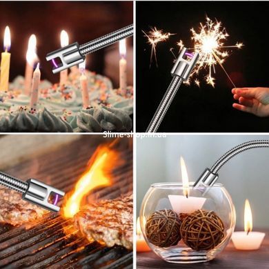 Зажигалка электрическая BBQ Lighter импульсная плазменная ветрозащитная USB зажигалка для MP-143 газовой плиты