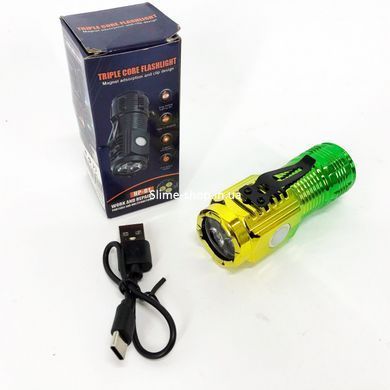 Хороший ліхтарик PLD-HP01-3LED, Ручний ліхтарик led, Лід ліхтарик із зарядкою, MZ-867 Похідний ліхтарик