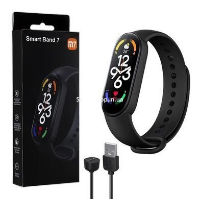 Фітнес браслет FitPro Smart Band M7 (смарт годинник, пульсоксиметр, пульс). VA-422 Колір: чорний