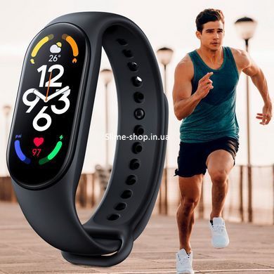 Фітнес браслет FitPro Smart Band M7 (смарт годинник, пульсоксиметр, пульс). VA-422 Колір: чорний