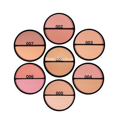 Румяна для лица TopFace Instyle Blush On двойные РТ353 № 01