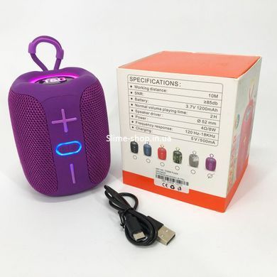 Портативна бездротова колонка з хорошим звуком TG658, Акустика для вулиць, Потужна ET-376 колонка блютуз