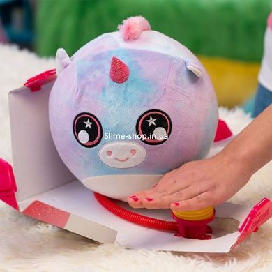 Игровой набор Biggies серии Little Fantasy - Розовый единорог (надувная игрушка, насос)