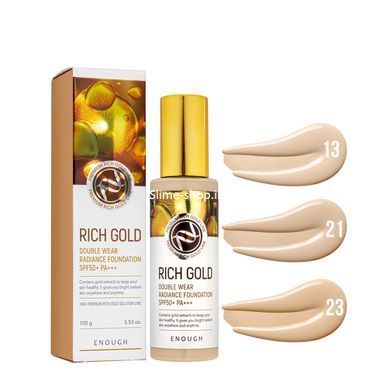 Тональный крем Enough Rich Gold Double Wear Radiance 100 мл № 23 Тёмно-бежевый