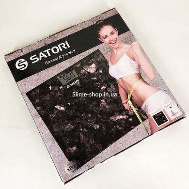 Весы напольные Satori SBS-301-BL 180 кг, весы для взвешивания людей, весы KH-927 бытовые напольные