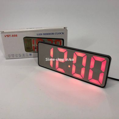 Годинник настільний професійний електронний VST-898-1, Практичний настільний годинник KZ-546 з підсвічуванням
