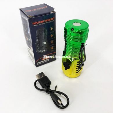 Хороший ліхтарик PLD-HP01-3LED, Ручний ліхтарик led, Лід ліхтарик із зарядкою, MZ-867 Похідний ліхтарик