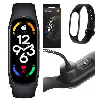 Фітнес браслет FitPro Smart Band M7 (смарт годинник, пульсоксиметр, пульс). VA-422 Колір: чорний