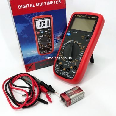Электронный тестер мультиметр VC9205N, Мультиметр тестер напряжения, Мультиметр с SC-958 подсветкой дисплея