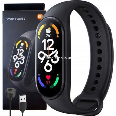 Фітнес браслет FitPro Smart Band M7 (смарт годинник, пульсоксиметр, пульс). VA-422 Колір: чорний