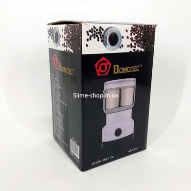 Кофемолки для специй Domotec MS-1106, Кофемолка металлическая, Мощная кофемолка KA-272 для измельчения