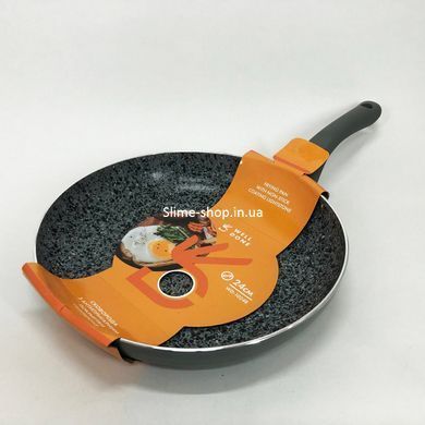 Алюминиевые сковородки с антипригарным открытием Well Done WD-1024B 24 см, Сковорода удобная UL-291 на кухню