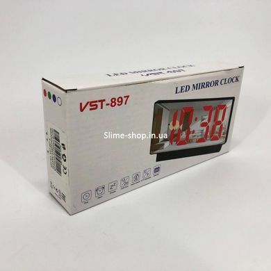 Годинник настільний професійний електронний VST-898-1, Практичний настільний годинник KZ-546 з підсвічуванням