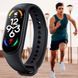 Фітнес браслет FitPro Smart Band M7 (смарт годинник, пульсоксиметр, пульс). VA-422 Колір: чорний
