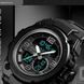 Годинник Спецназ SKMEI 1452BK BLACK, Військовий годинник для ЗСУ, Годинник кварцовий армійський, Годинник DH-575 спортивний скмей