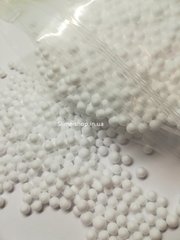 Пінопластові кульки для слайма середні білі, 4-6 мм