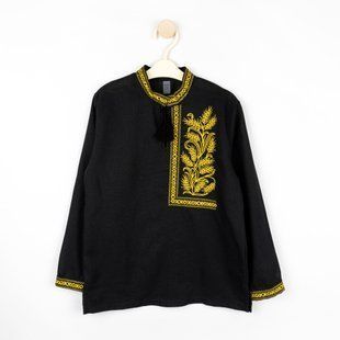 Вышиванка для мальчика с длинным рукавом.