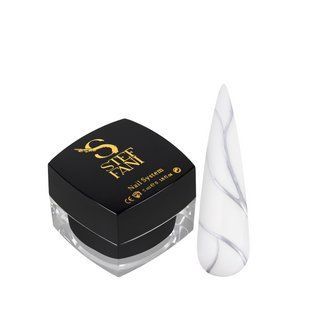 Гель-фарба для дизайну нігтів металік Steffani Metal Gel 5 мл, SILVER Сріблястий