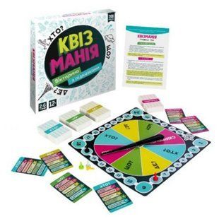 Игра детская настольная "Квизмания" (укр)