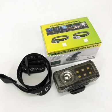 Фонарь для поисковых работ на шлем YJ-A06-LED+6SMD, Фонарь налобный CH-185 светодиодный сверхмощный