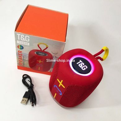 Аккумуляторная bluetooth колонка TG658, Блютуз колонка с ремешком, Мощная колонка блютуз EK-845 с подсветкой
