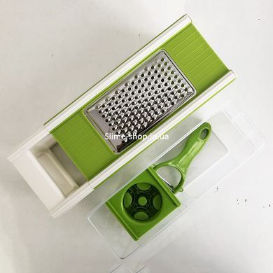 Ломтерезка ручная шинковка MULTI PURPOSE GRATER, Терка для овощей с поддоном, Шнековая терка CO-956 для овощей