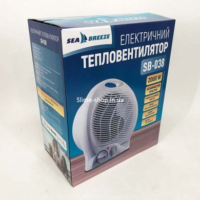 Електро дуйчик SeaBreeze SB-038 2000 Вт, Дуйчик обігрівач мініатюрний, LC-555