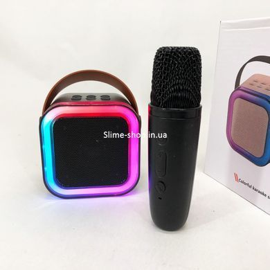 Портативна колонка з караоке мікрофоном bluetooth K12 10W, Мікрофон з караоке для YN-299 розваги дітей