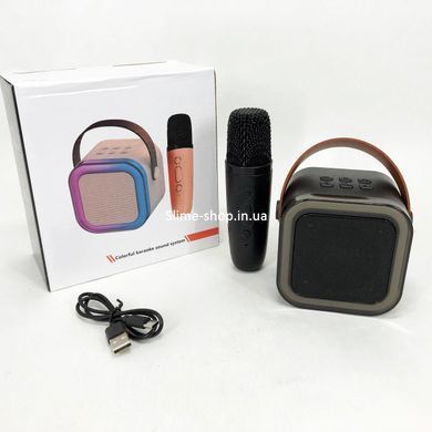 Портативна колонка з караоке мікрофоном bluetooth K12 10W, Мікрофон з караоке для YN-299 розваги дітей
