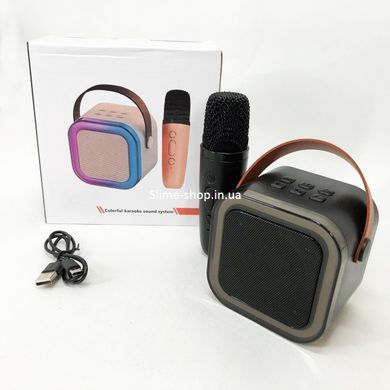 Портативна колонка з караоке мікрофоном bluetooth K12 10W, Мікрофон з караоке для YN-299 розваги дітей