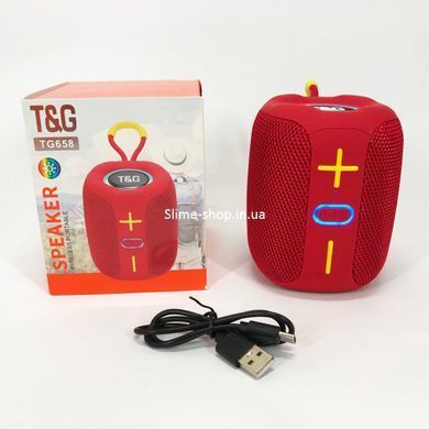 Аккумуляторная bluetooth колонка TG658, Блютуз колонка с ремешком, Мощная колонка блютуз EK-845 с подсветкой