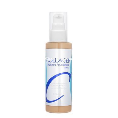 Тональная основа для лица Enough Collagen Moisture Foundation SPF 15 увлажняющая 100 мл № 13 Светло-бежевая № 23 Тёмно-бежевая