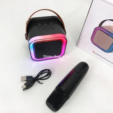 Портативна колонка з караоке мікрофоном bluetooth K12 10W, Мікрофон з караоке для YN-299 розваги дітей