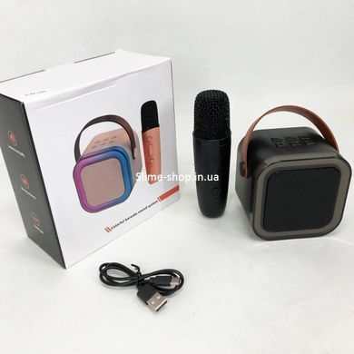 Портативна колонка з караоке мікрофоном bluetooth K12 10W, Мікрофон з караоке для YN-299 розваги дітей