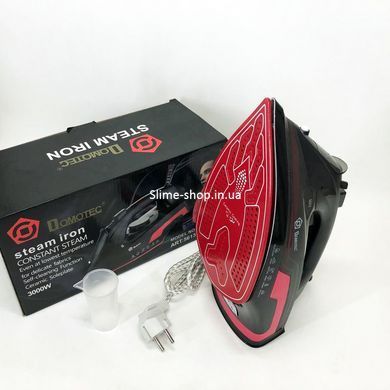 Утюг с керамическим покрытием Domotec MS-2258 3000 Вт, утюг c керамической подошвой. MU-589 Цвет: красный