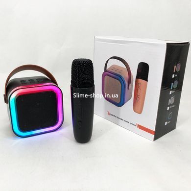 Портативна колонка з караоке мікрофоном bluetooth K12 10W, Мікрофон з караоке для YN-299 розваги дітей