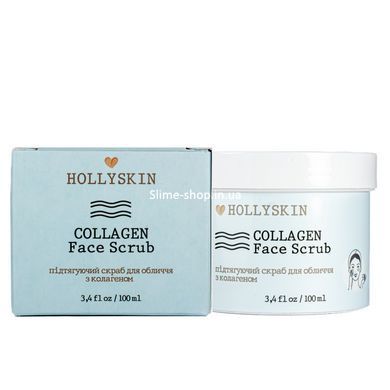 Скраб для лица Hollyskin Collagen Face Scrub с коллагеном 100 мл 0211h