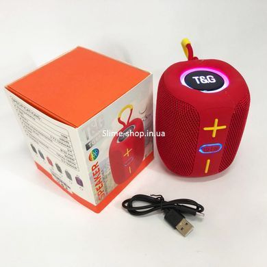 Аккумуляторная bluetooth колонка TG658, Блютуз колонка с ремешком, Мощная колонка блютуз EK-845 с подсветкой
