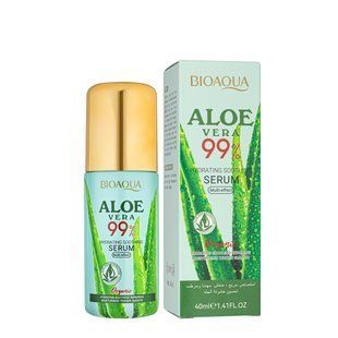 Сыворотка для лица увлажняющая Bioaqua Aloe Vera 99% Hydrating Soothing Serum, 30 мл