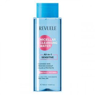 Мицеллярная вода All-in-1 для чувствительной кожи Revuele Micellar Cleansing Water, 400 мл