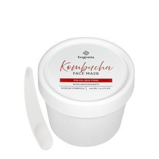 Маска для кожи лица успокаивающая Bogenia Kombucha Face Mask с комбучей и антиоксидатами 100 мл