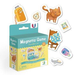 Магнитная игра "Котик-путешественник" (20 магнитов)